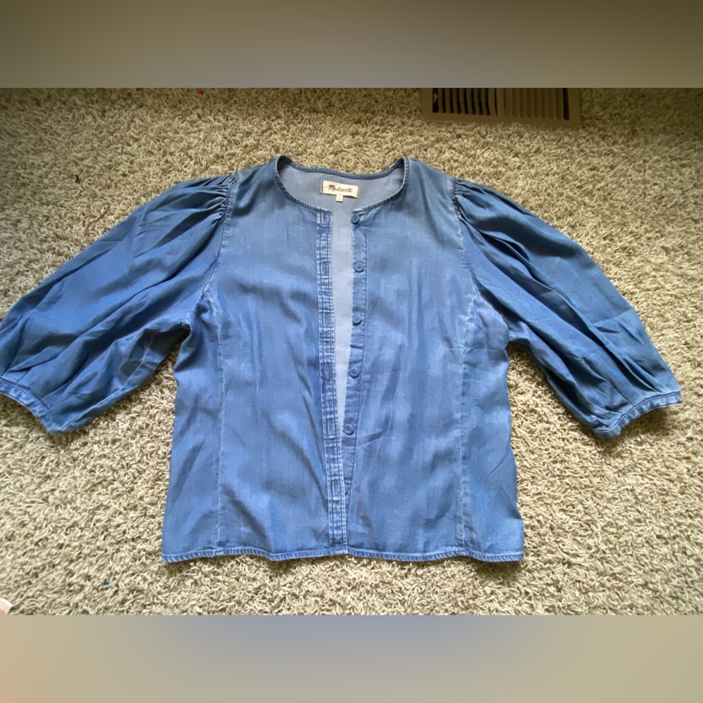 Madewell Denim Blue Top
